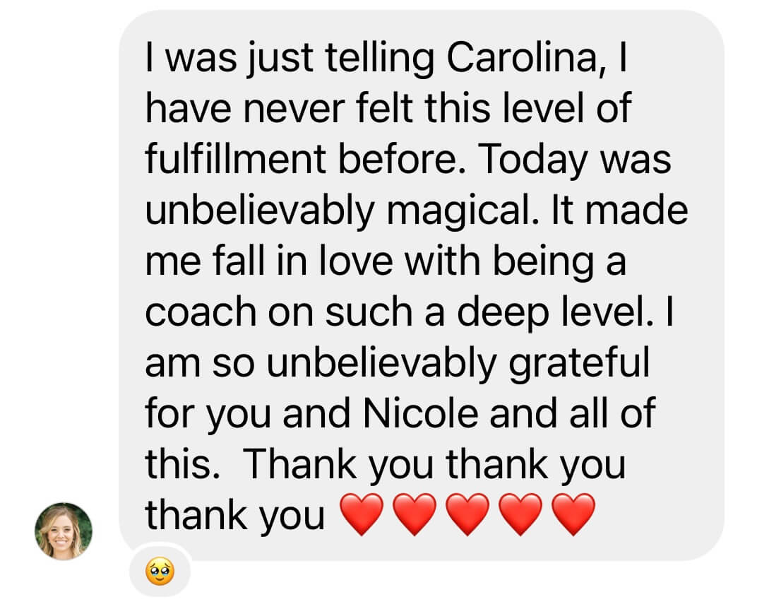 Jess testimonial